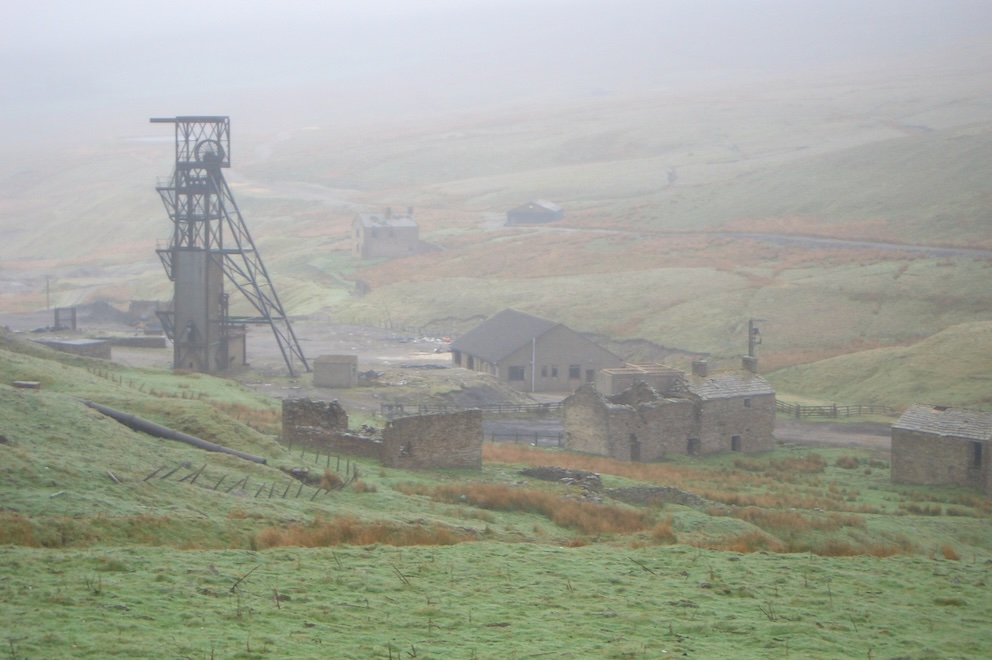 Derelict mine buildings